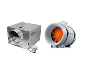 Ventiladores em Linha para Condutas